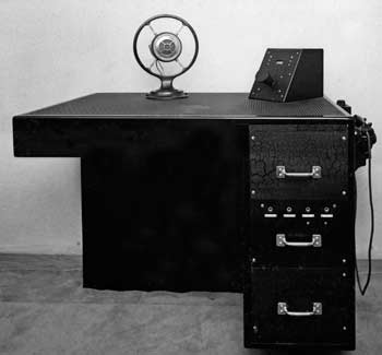 Announcer's desk