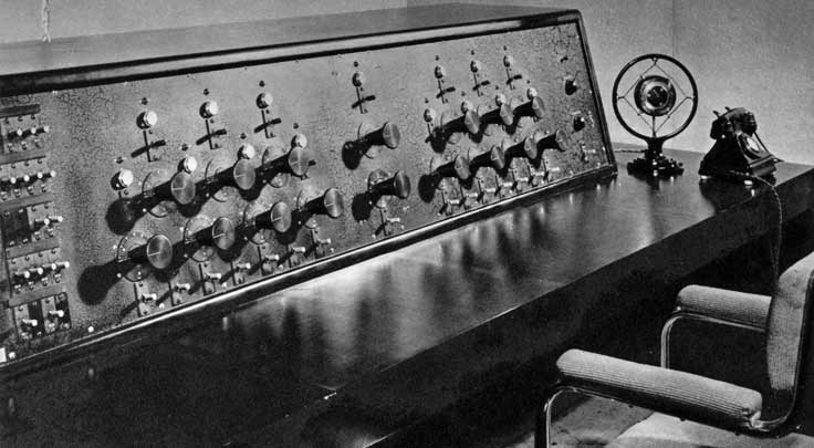 1934 Dramatic Control Panel