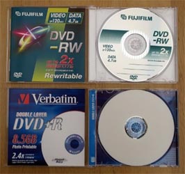Recordable DVDs
